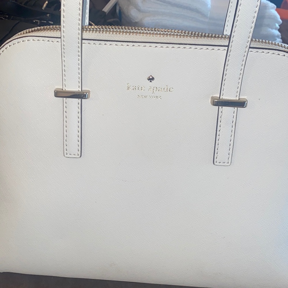 Kate Spade Leather Maise bag in Cedar street cream